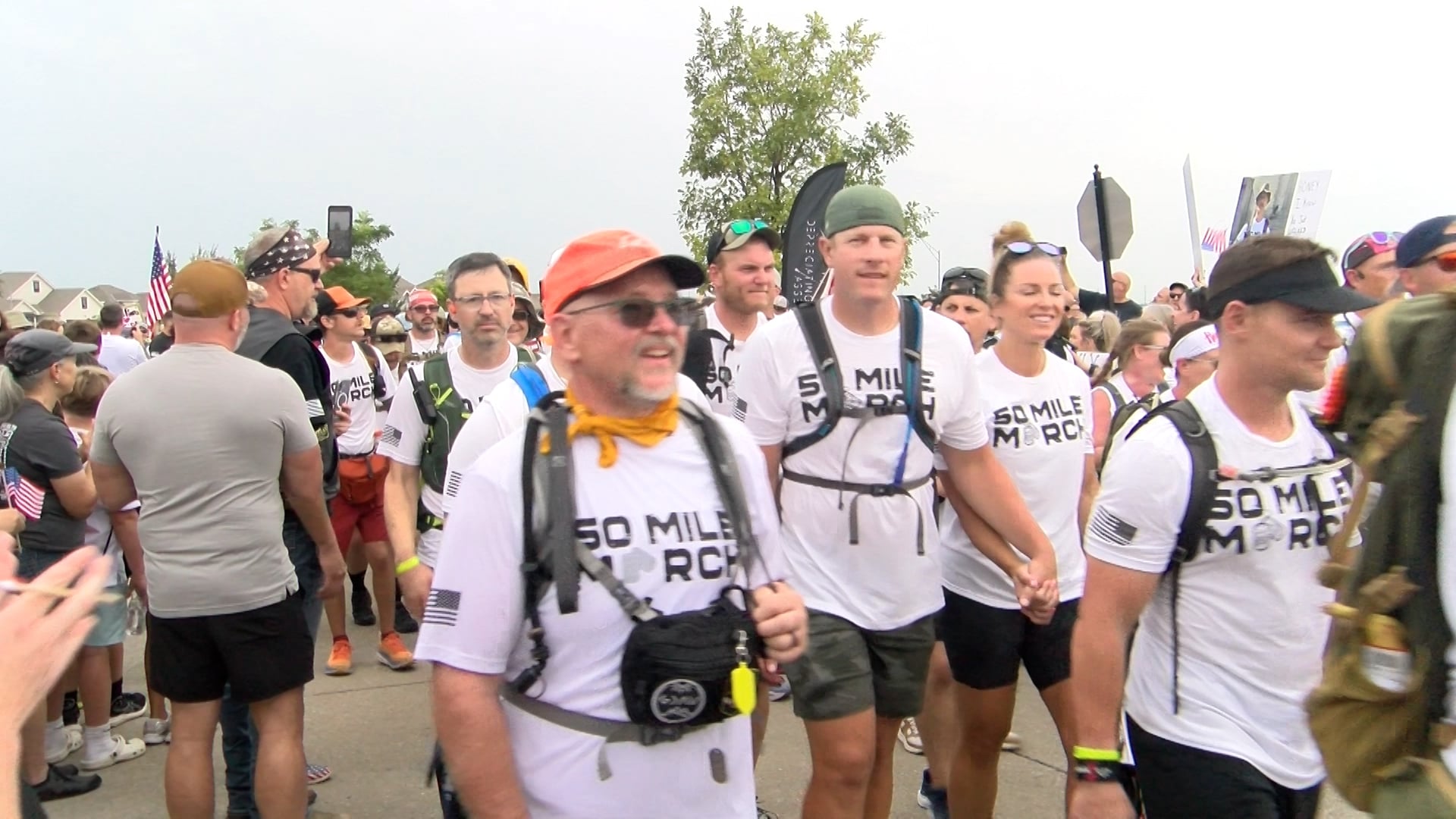 Over 200 people march from Lincoln to Omaha