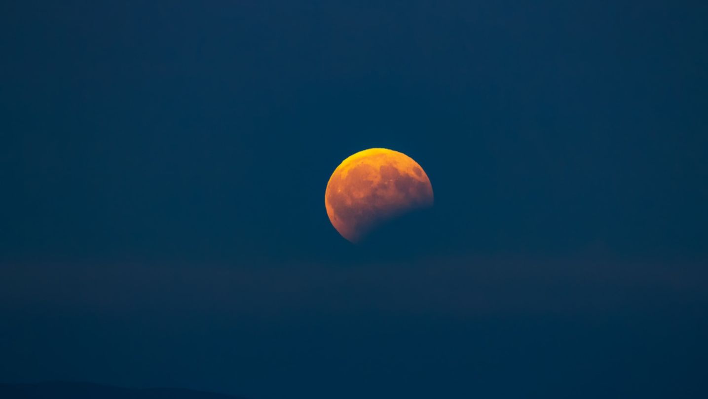 Partial Lunar Eclipse Visible in Prague at Dawn on August 28