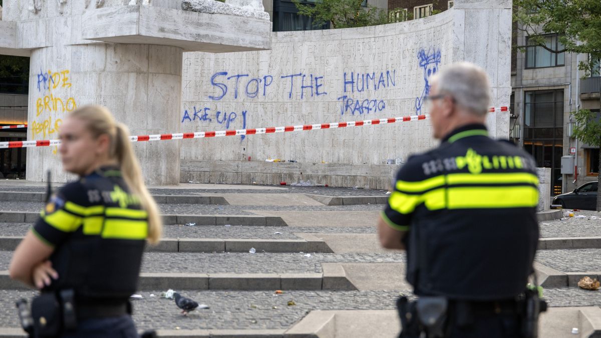 Police arrest two after Amsterdam war memorial defaced