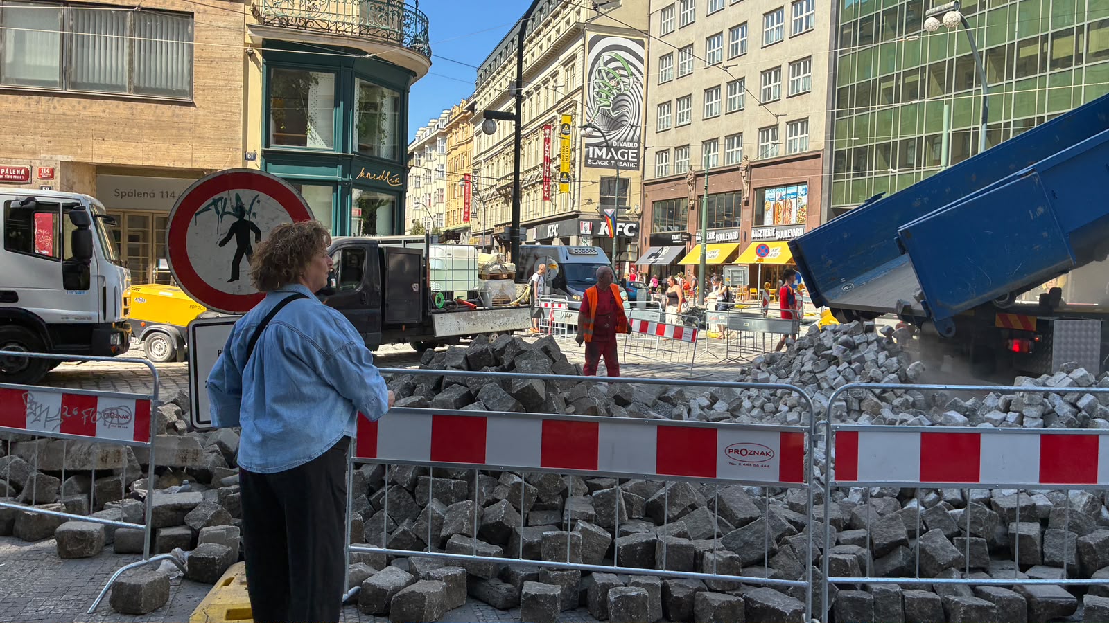 Prague Construction Disrupts Historic Center in Summer