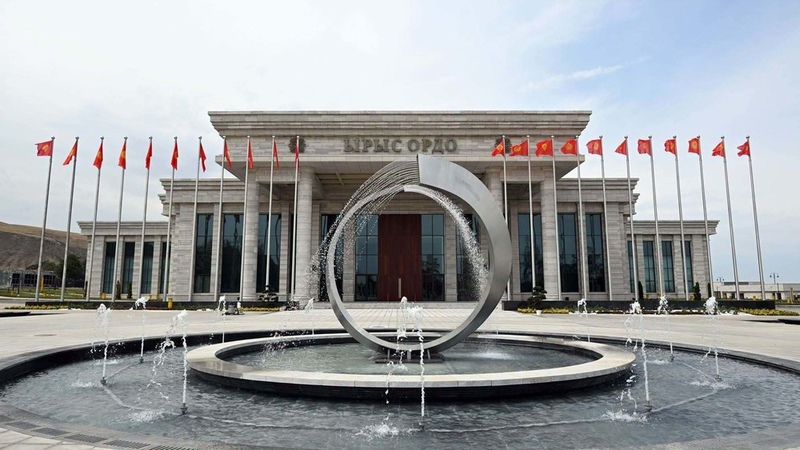 President Japarov inspects preparations for opening of Yrys Ordo congress hall in Bishkek