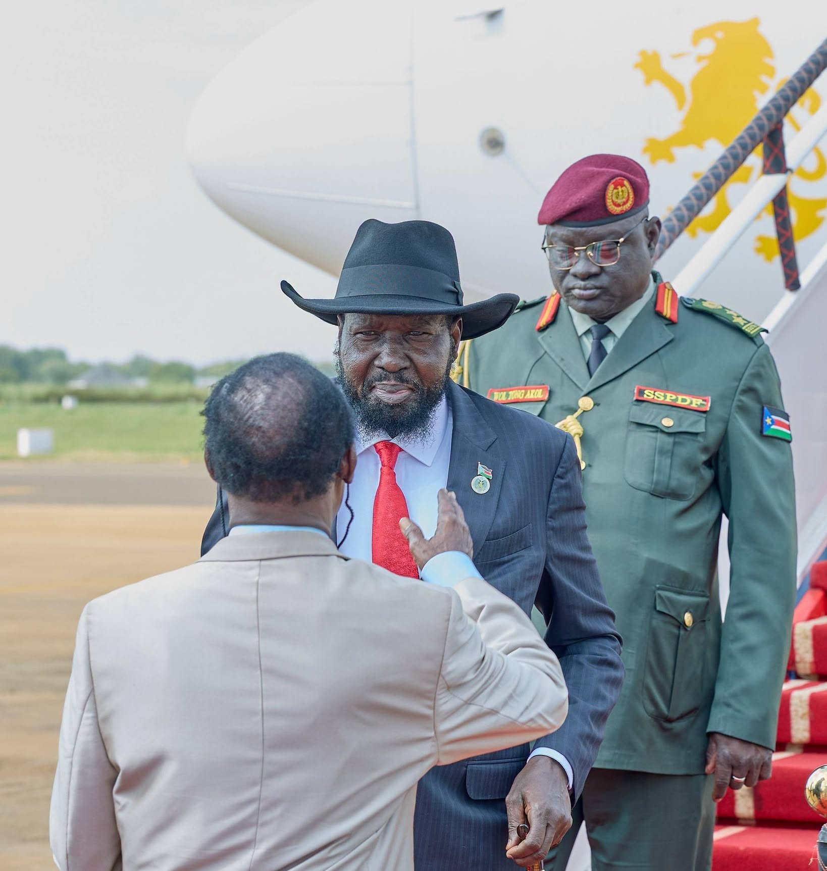 President Kiir returns to Juba after South Africa visit