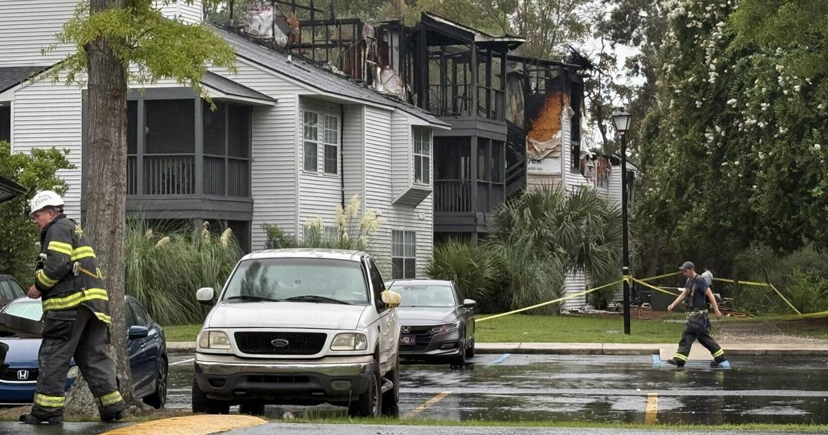 Red Cross assisting fire victims