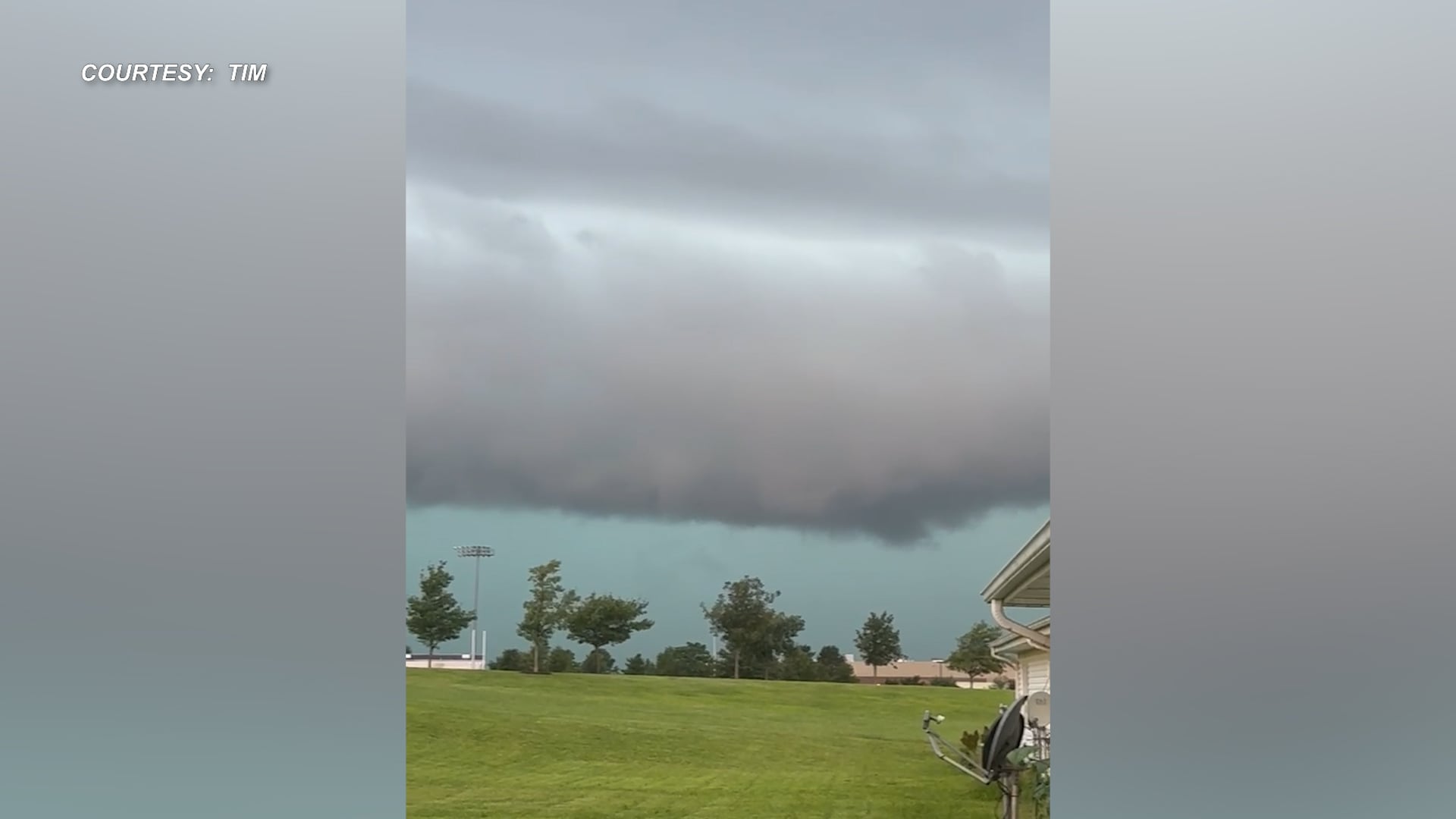 Residents react to severe weather passing through Lincoln on Wednesday