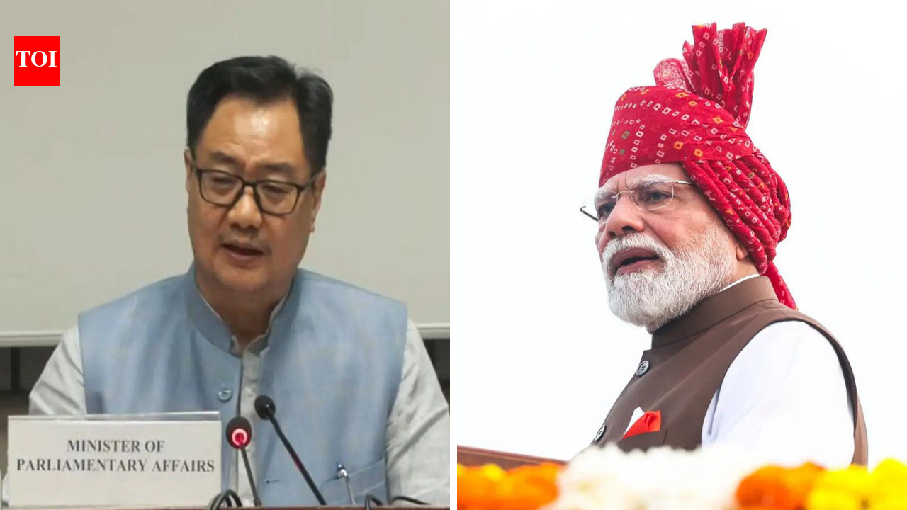 Rijiju on PM Modi's I-Day remarks