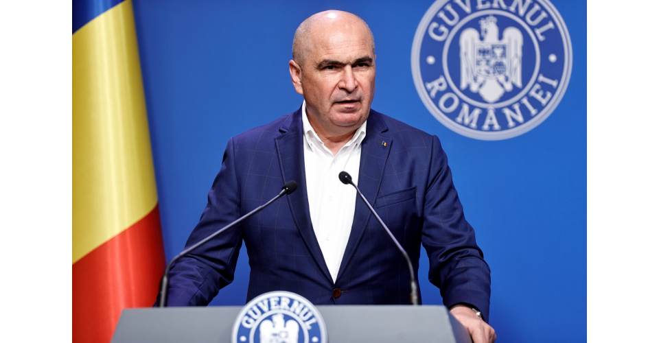 Prime Minister Ilie Bolojan Holds Press Conference at Victoria Palace