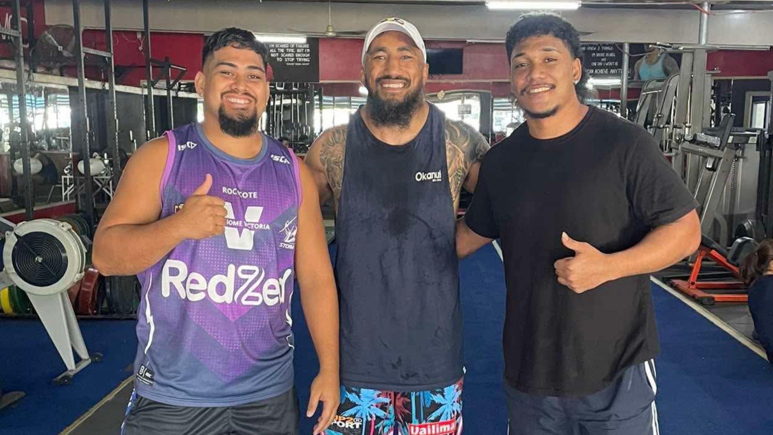 Rugby Great Bundee AKi is Holidaying in Samoa, Training at JPs Fitness