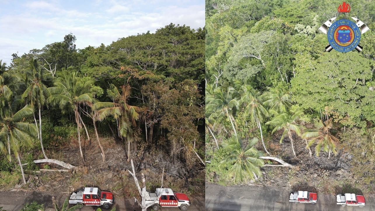 SFESA Contain Two Bush Fires in Savai‘i as Dry Conditions Raise Fire Risk