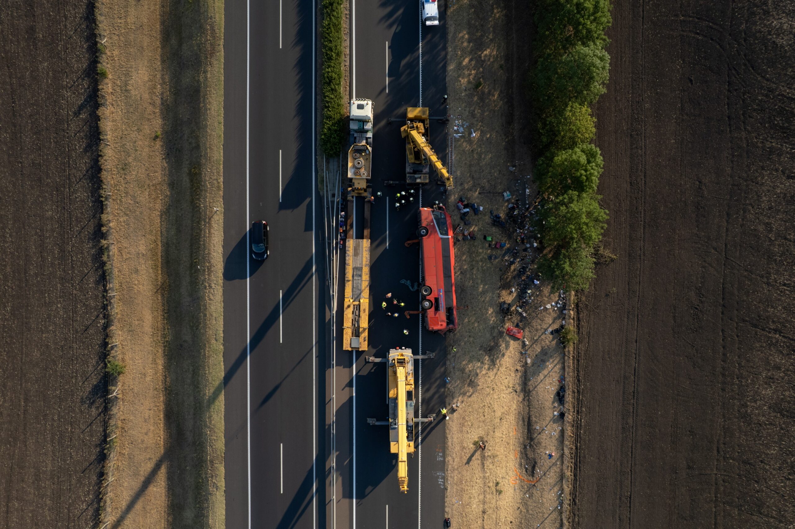 Seven Injured Remain Hospitalized After Serious M3 Coach Crash
