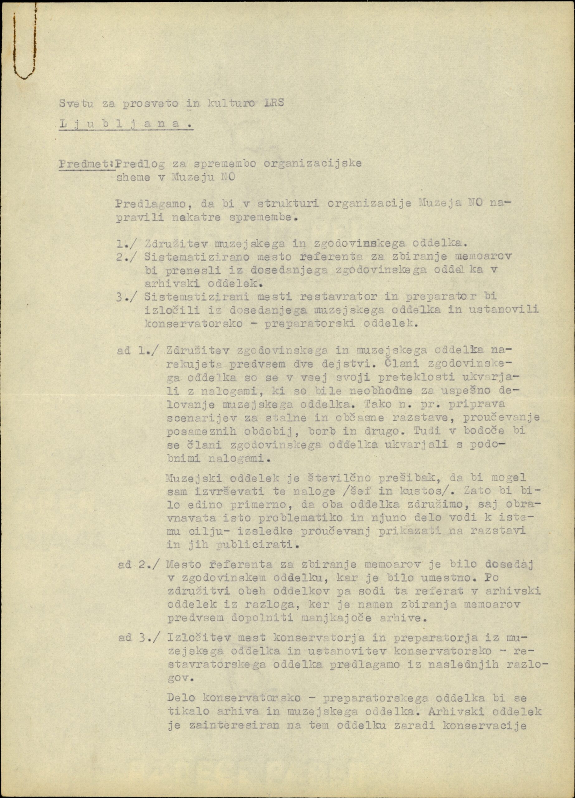 Seventy Years of the Conservation and Restoration Centre of the Archives of the Republic of Slovenia