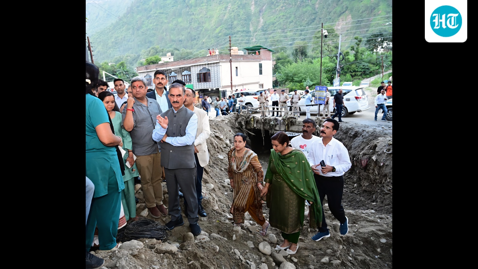 Sukhu visits disaster-hit areas in Chamba