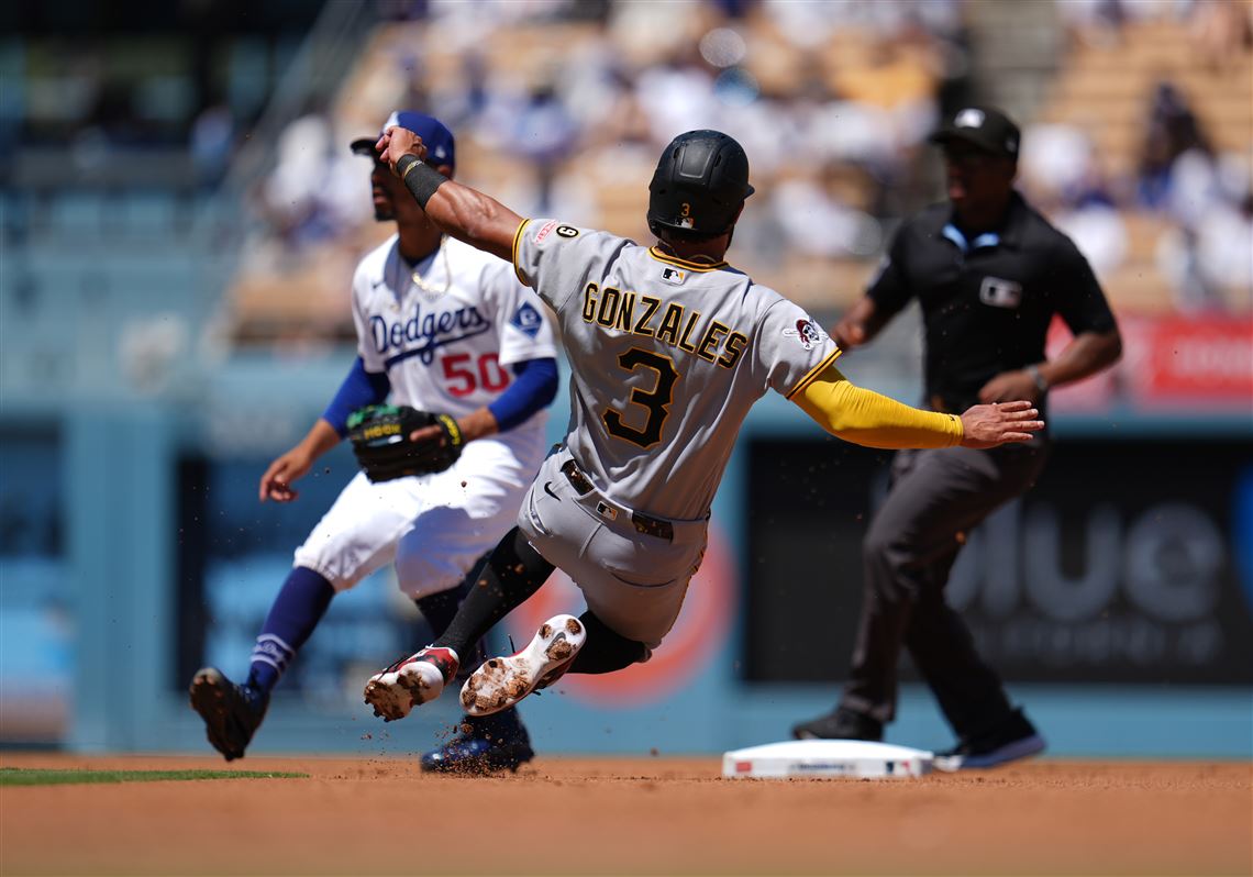 The Pirates manage just two hits in a sweep-completing loss to the Los Angeles Dodgers