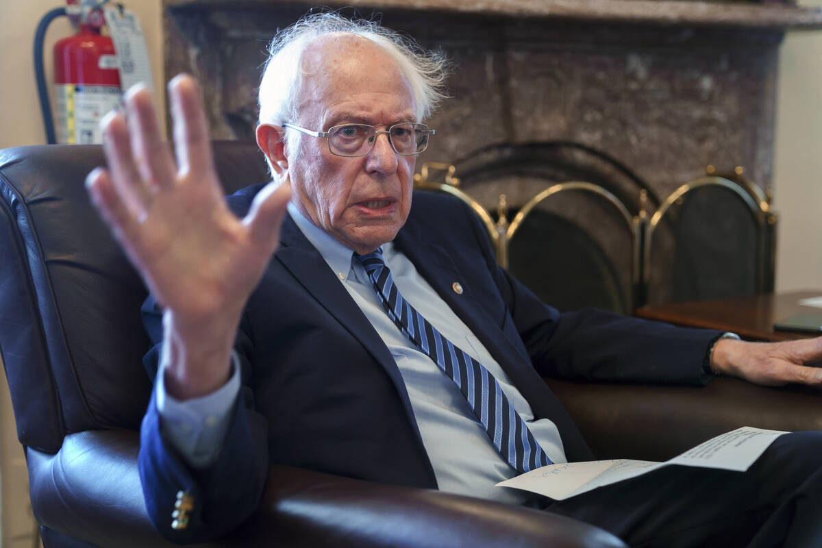 Sen. Bernie Sanders. (AP Photo/J. Scott Applewhite)
