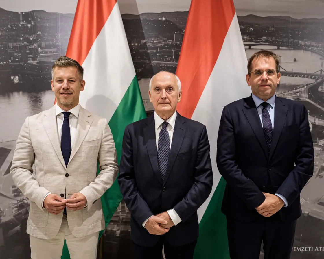 Péter Magyar and Baka András President of Hungary