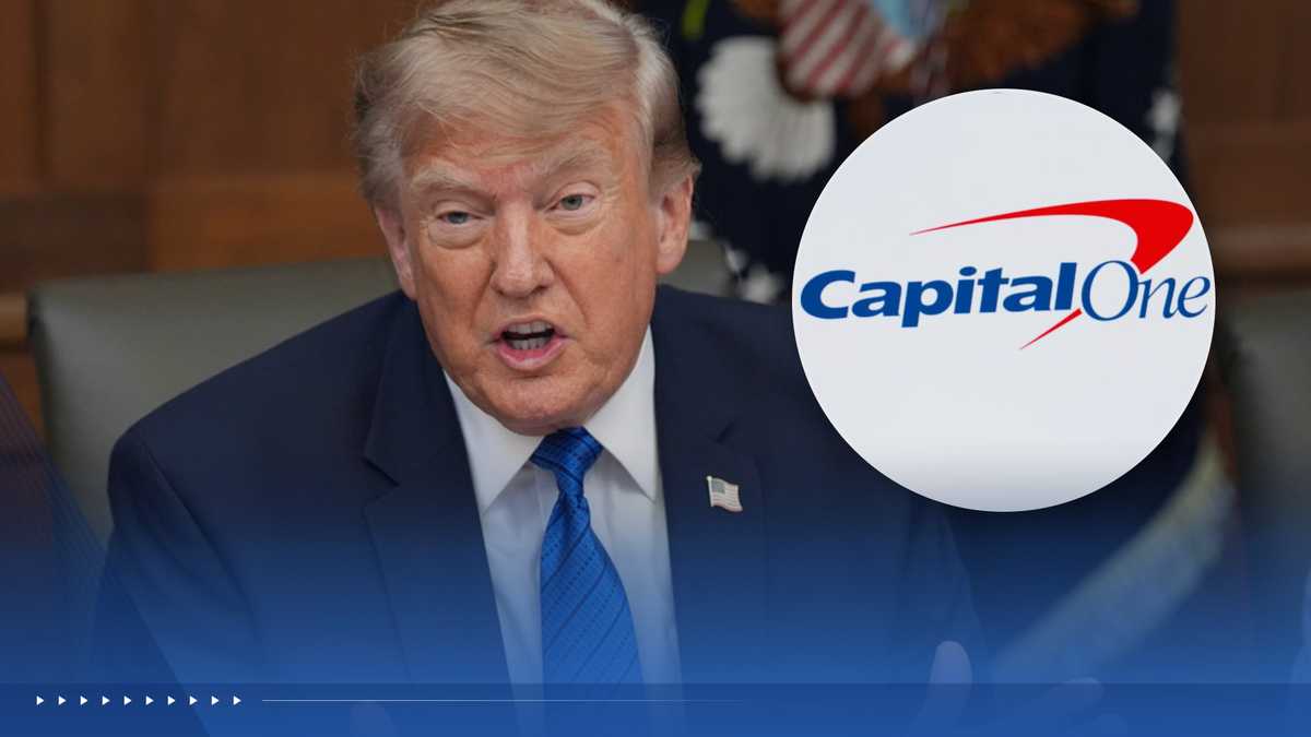 Trump bank accounts were closed due to concerns over possible money laundering, Capital One says