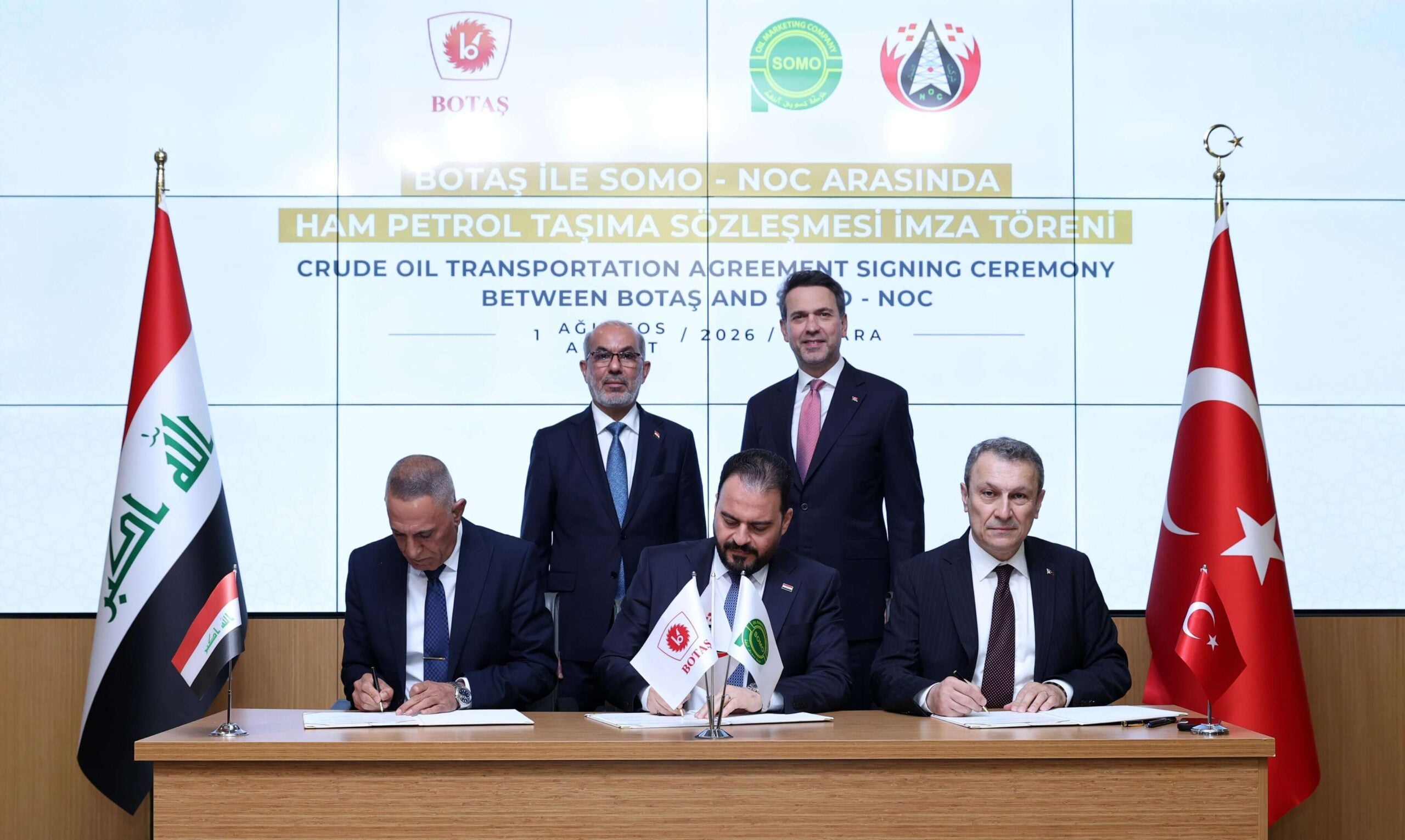Turkey, Iraq sign one-year oil pipeline deal covering 750,000 barrels a day