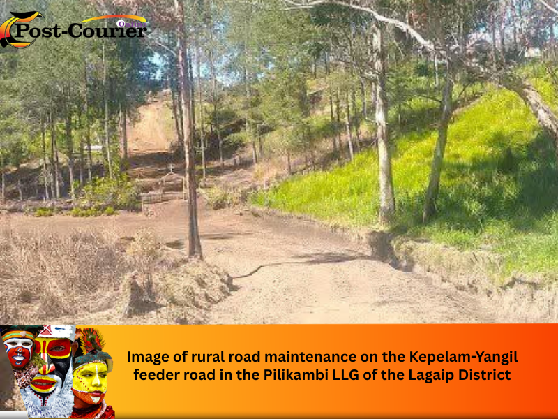 Villagers participate in rural road maintenance in Lagaip District