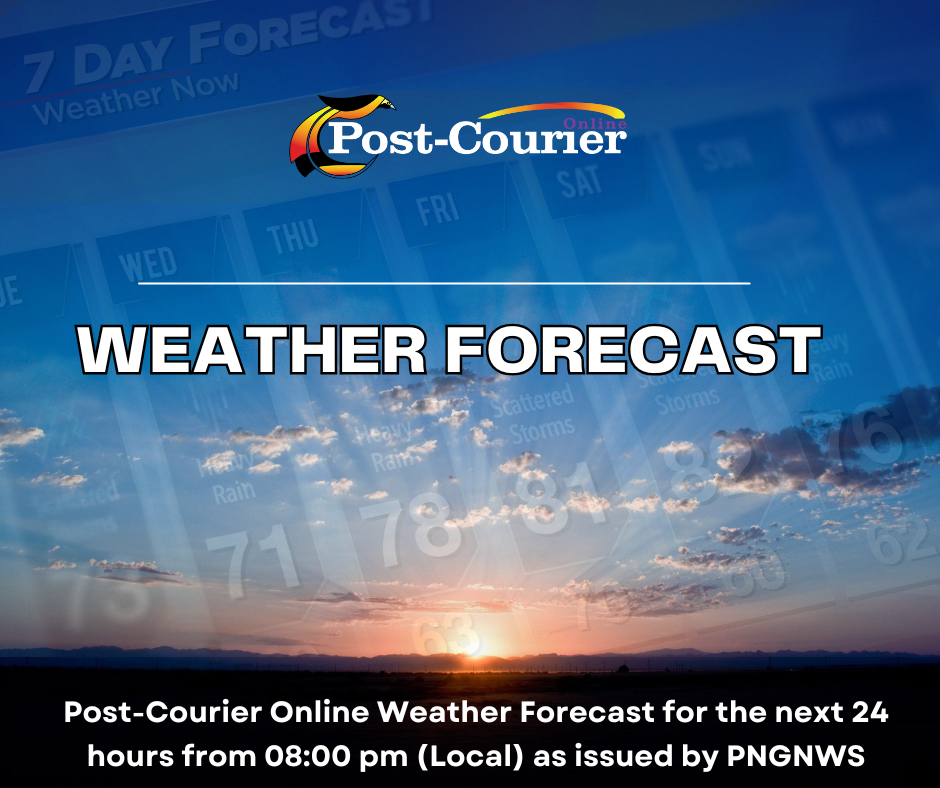 Weather forecast for tonight and tomorrow