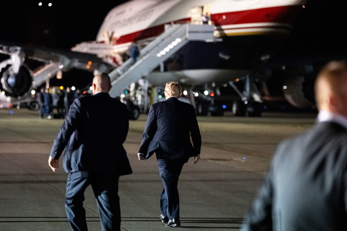 What Trump’s catering-truck escape says about a war that won’t end