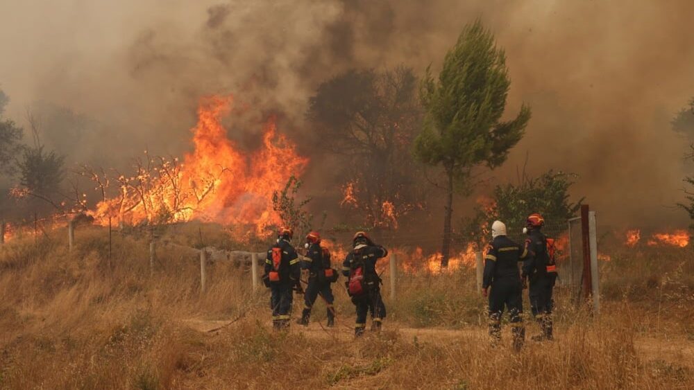 Wildfires in Greece Blaze for Fourth Day