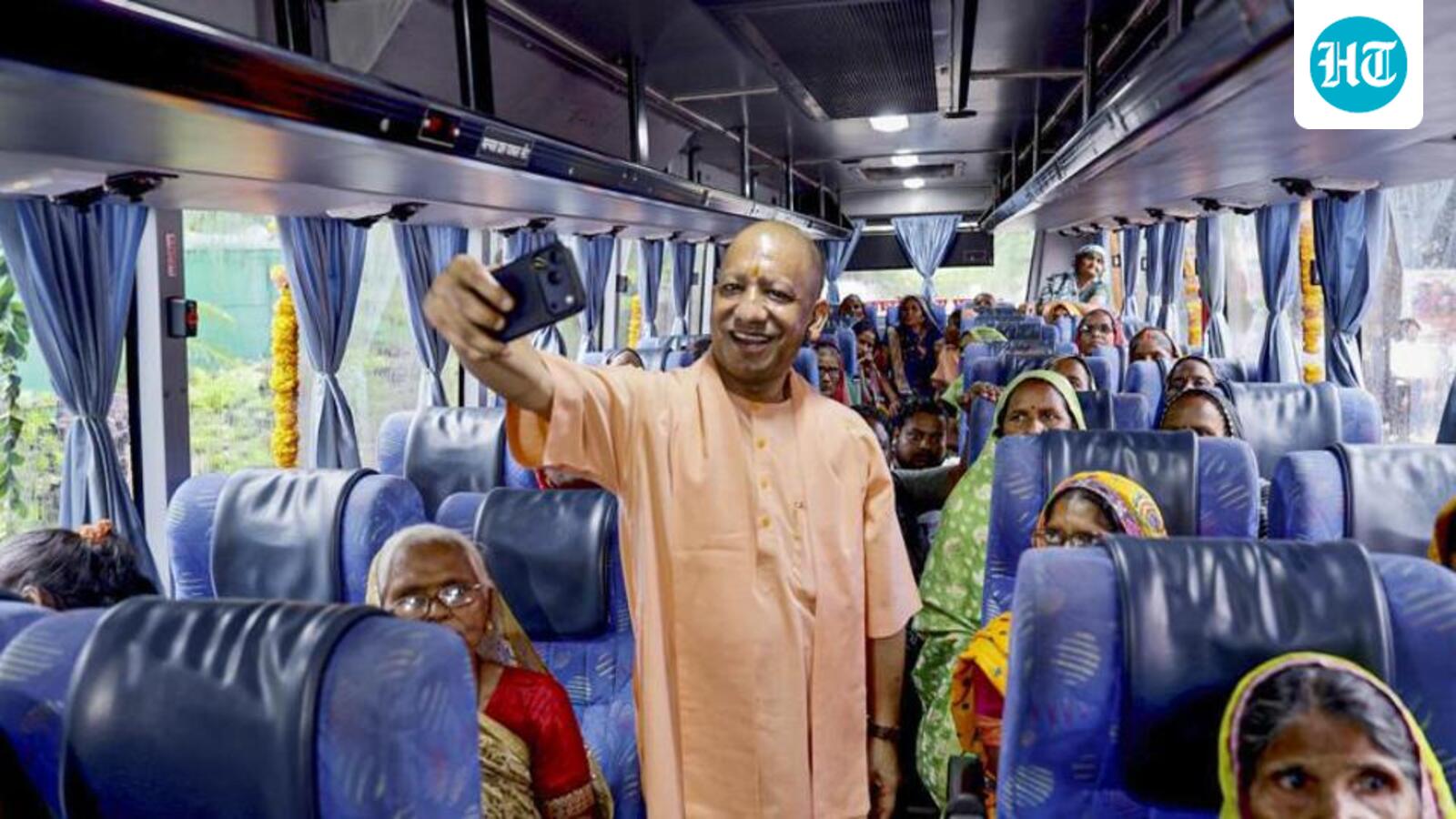 Yogi launches lifelong free travel on state-run buses for 60+ women