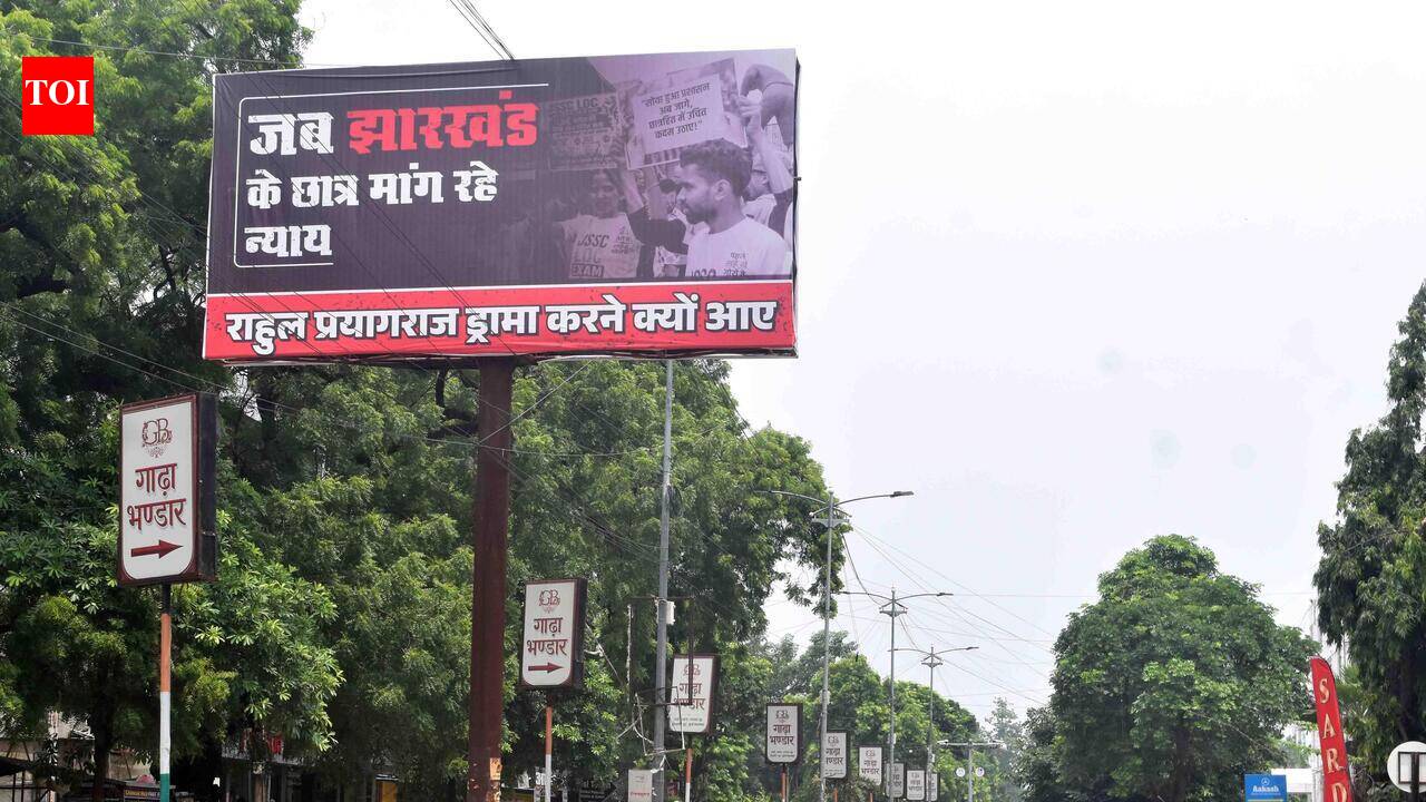 ‘Why Prayagraj, not Jharkhand?’ Posters target Rahul ahead of visit | Prayagraj News