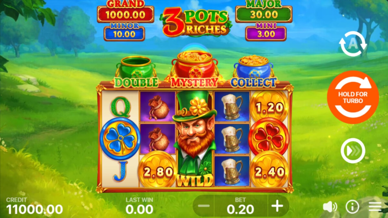 3 Pots Riches: Hold and Win from Playson is available at most of the options on this list of online social casinos.