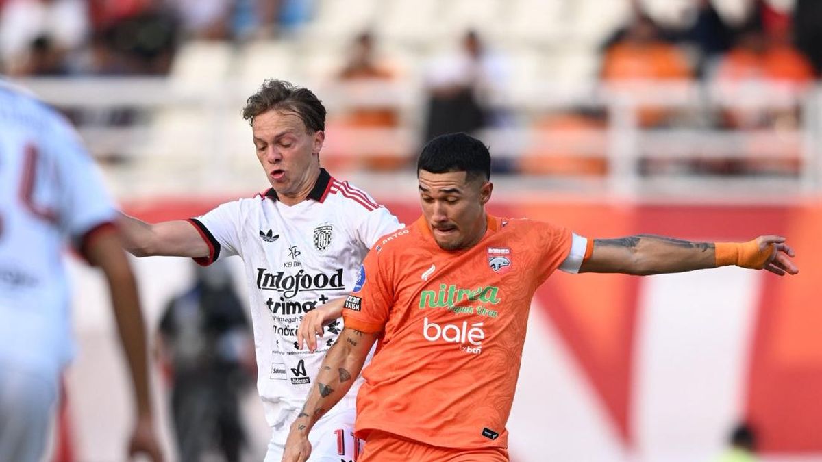 3 Kartu Merah dan Satu Bogem Mentah, Borneo Tekuk Bali United
