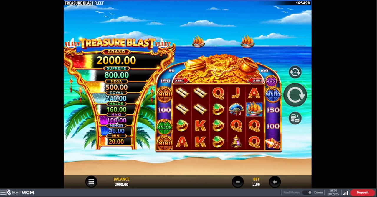 Treasure Blast Fleet Slot