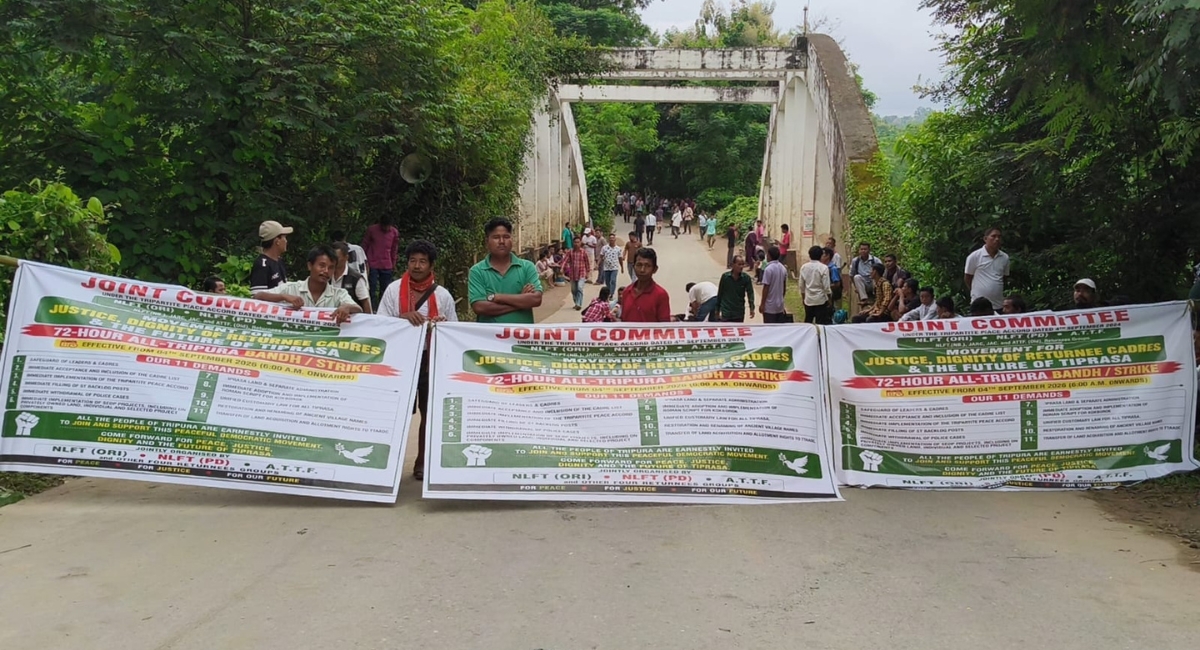 72-hour blockade sponsored by ex-militants disrupts road, rail connectivity