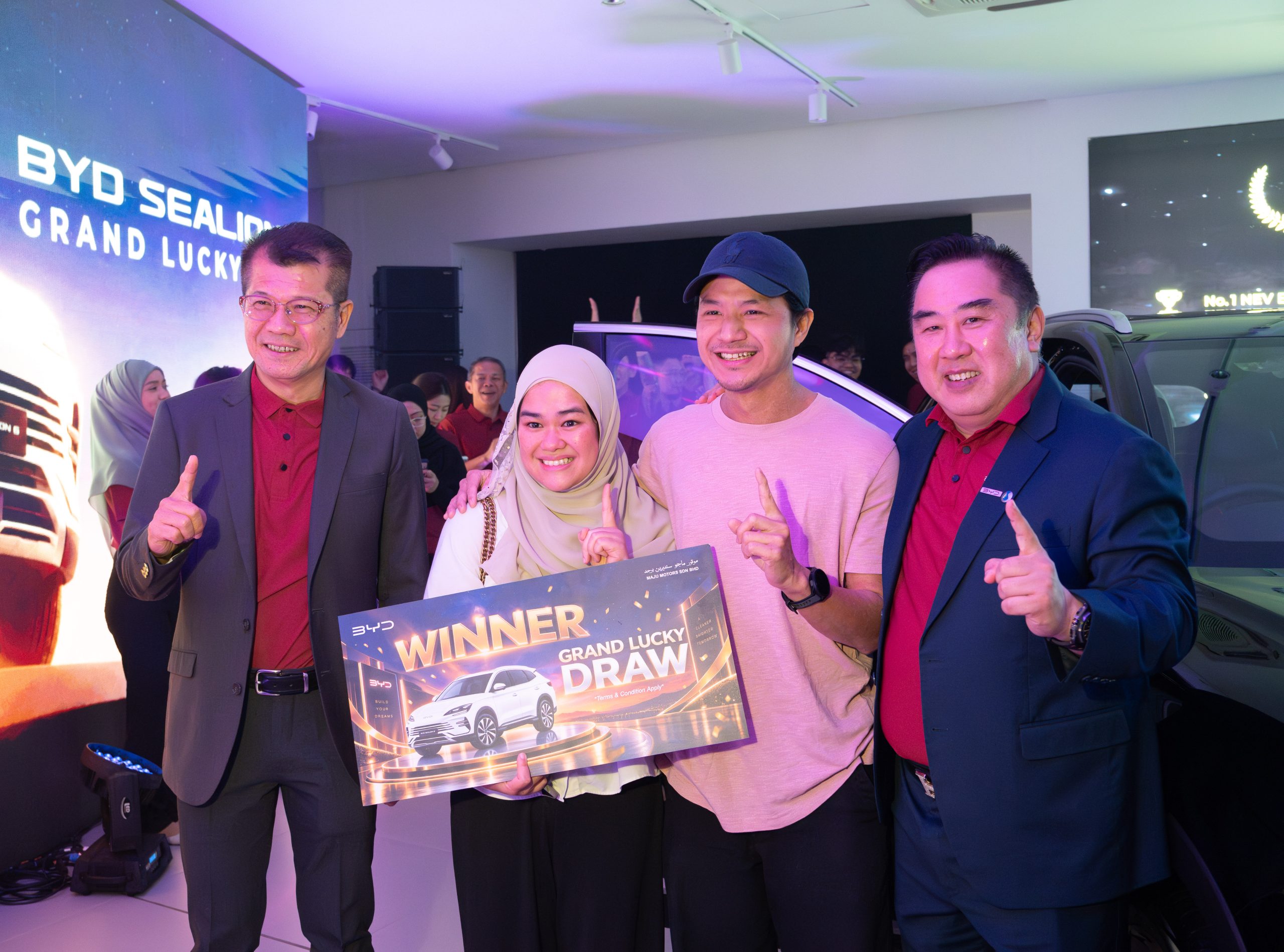 Ahmad Faid wins BYD Sealion 6 in Maju Motors grand lucky draw