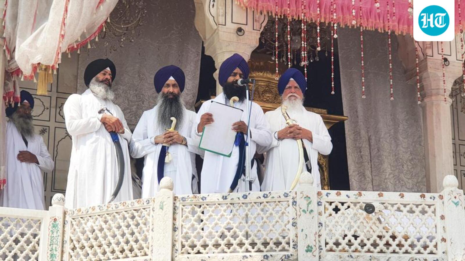 Akal Takht excommunicates SAD leader Amarjit Singh Chawla, addl head granthi Malkit Singh