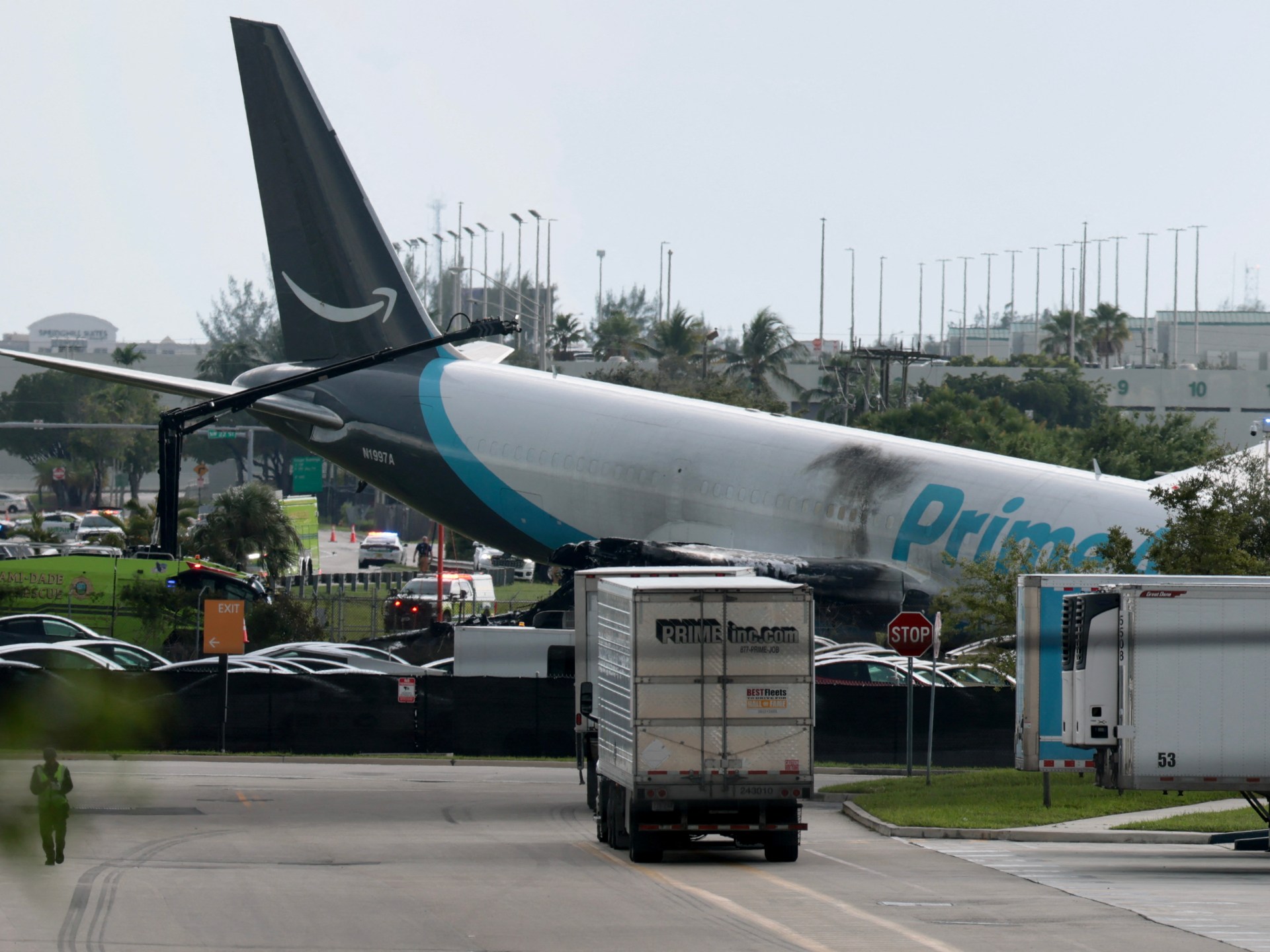 Amazon cargo plane crashes in US while landing at Miami airport | Aviation News