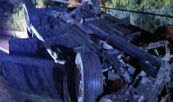 Another vehicle crashes into power pole within days, overturns and forces emergency Tongatapu outage