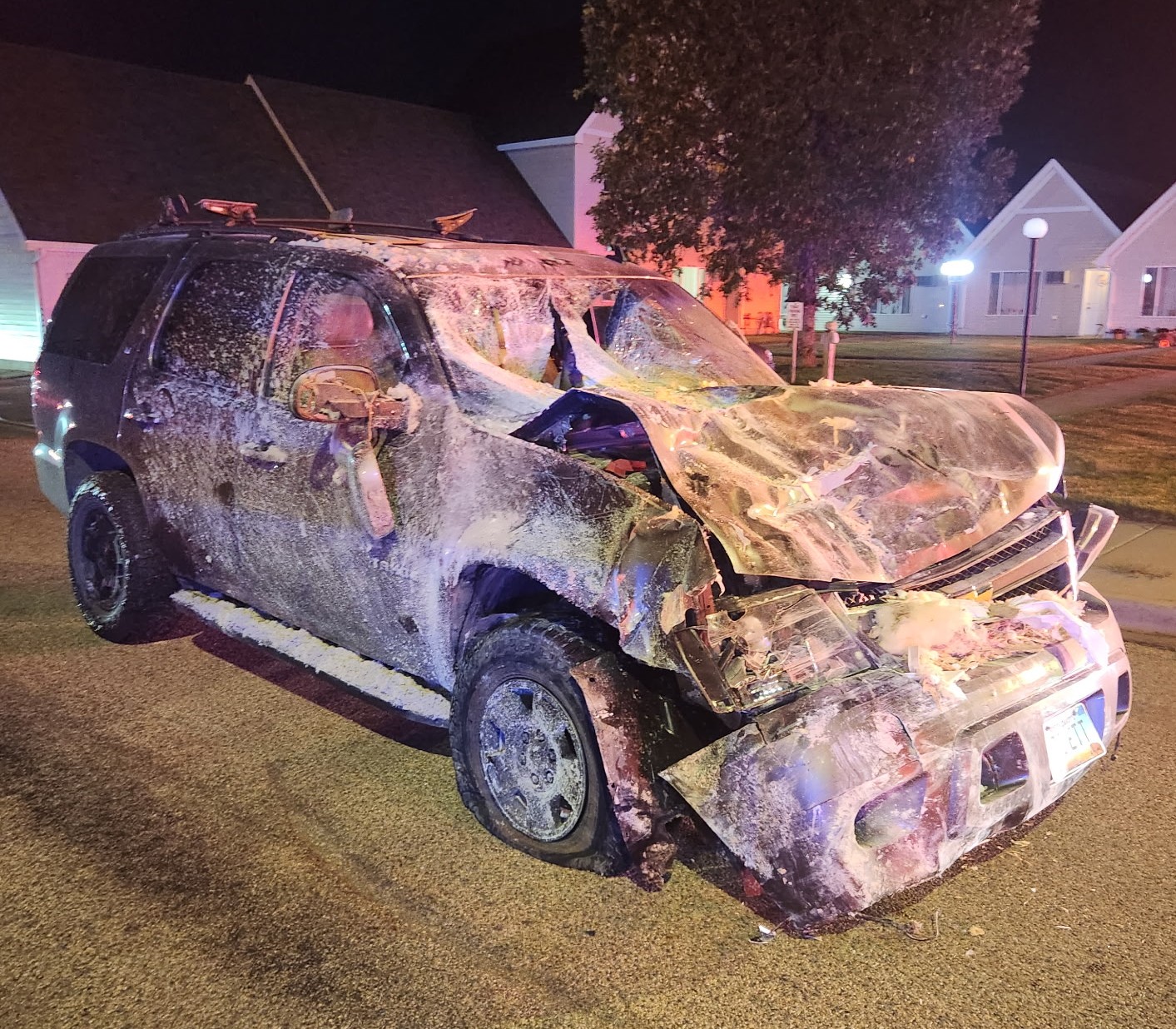Arrest made after vehicle enters building -
