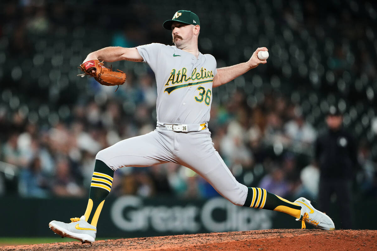 A’s pitchers combine for 18 strikeouts in 7-4 win over Mariners | Athletics