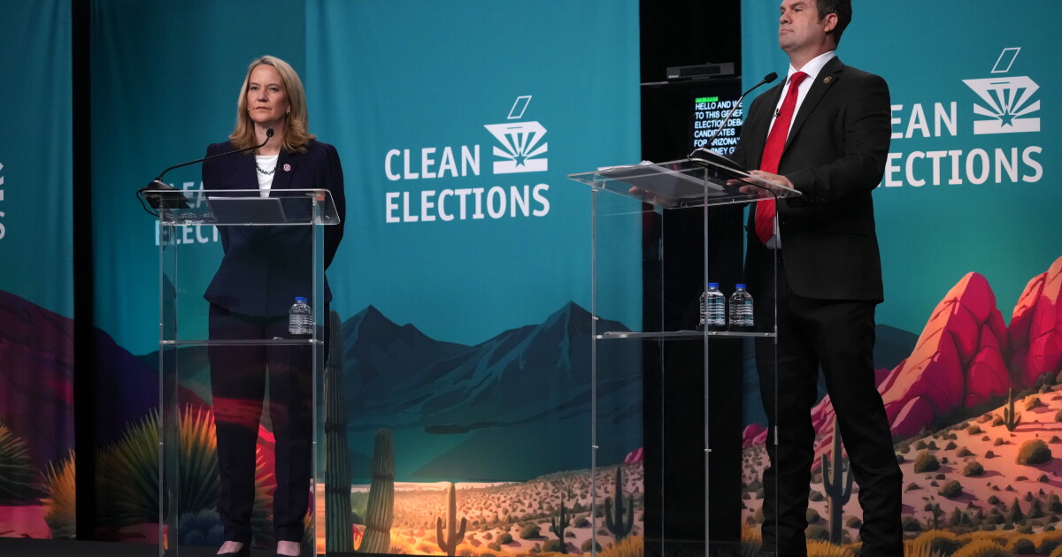 Attorney General Kris Mayes, Warren Petersen clash in combative debate