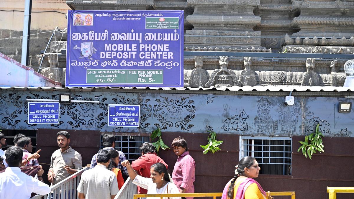 Ban on mobile phones in Tamil Nadu temples comes into effect; phones without cameras to be allowed
