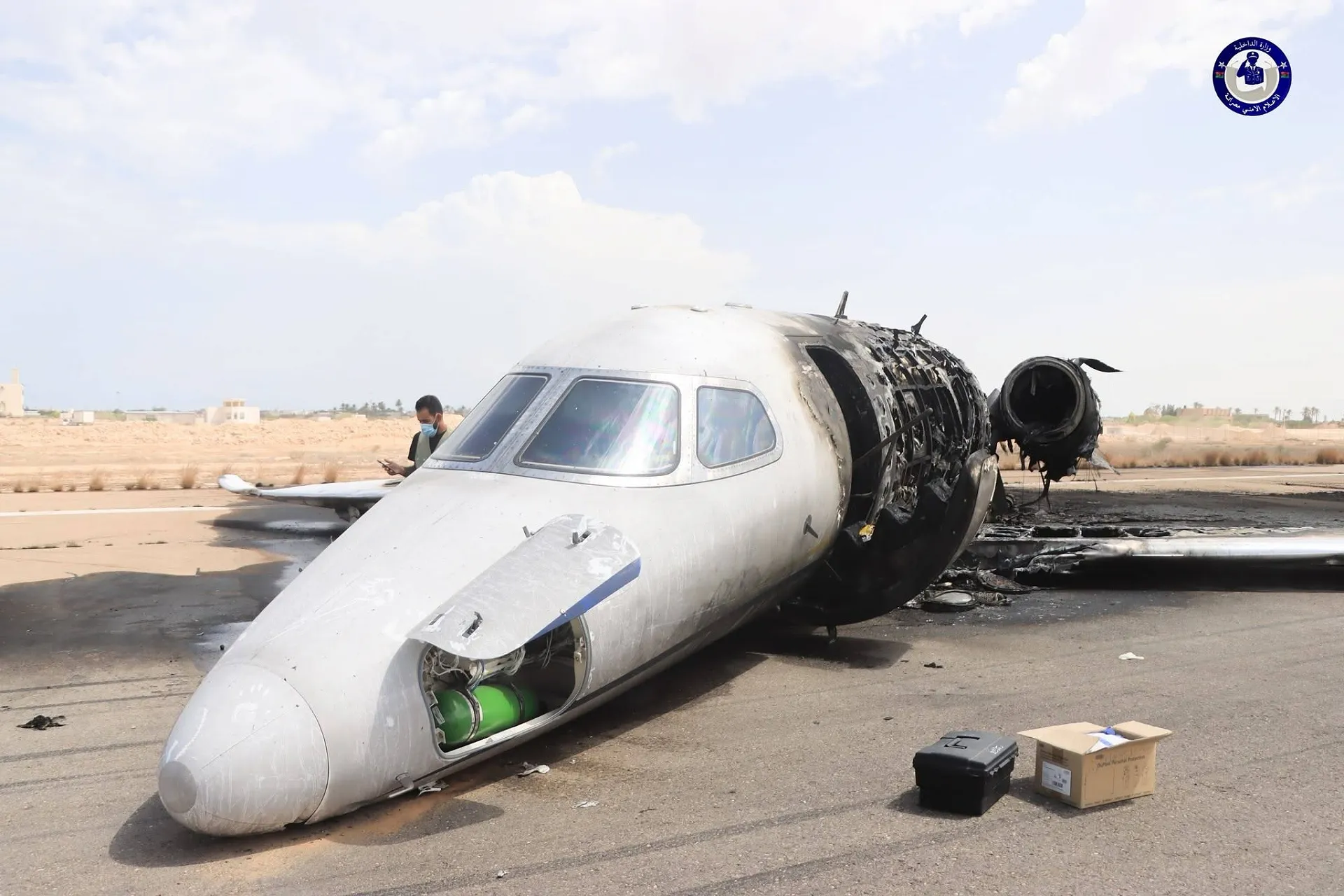 Black Boxes Recovered from Misrata Airport Cessna Crash