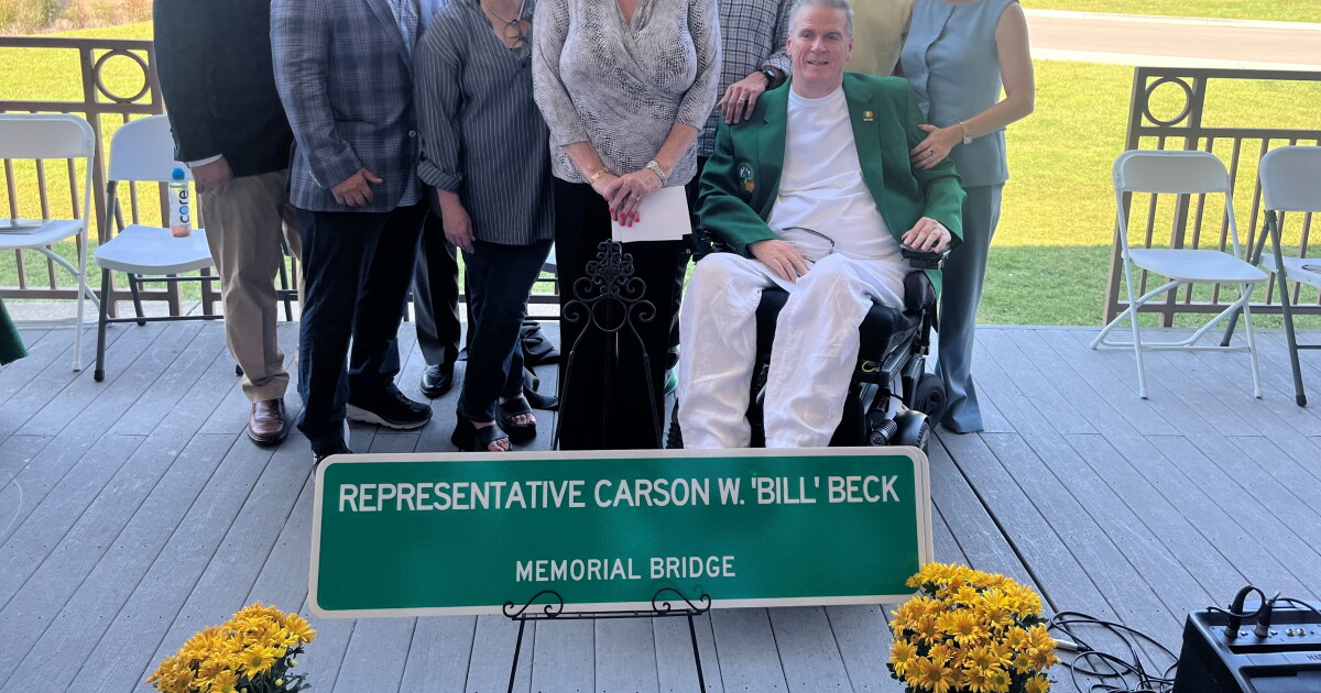 Bridge named in honor of late Tennessee state Rep. Bill Beck