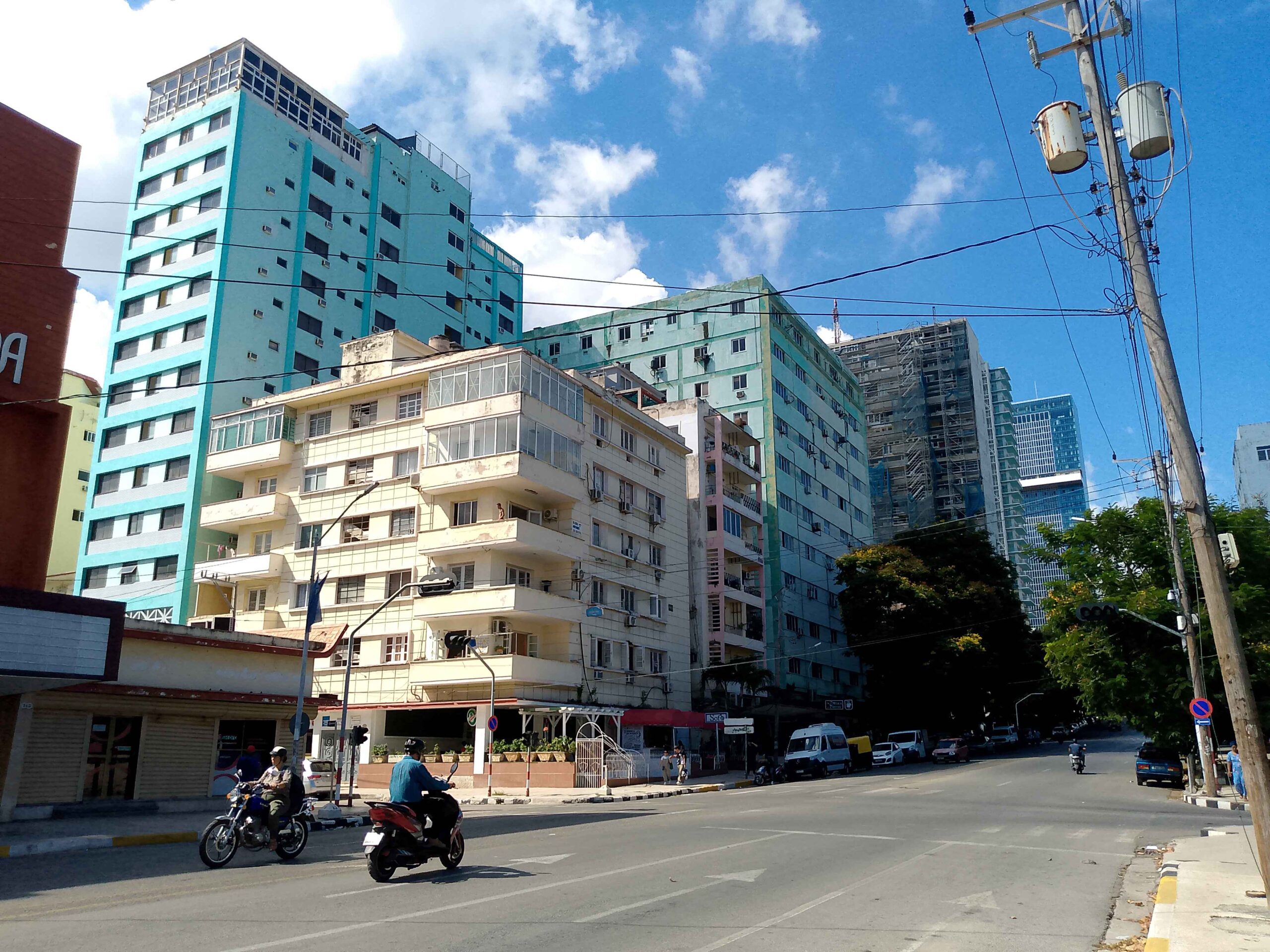Buildings from the Capitalist Era in El Vedado, Havana