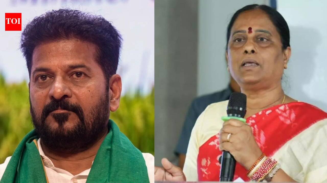 CM Revanth Reddy drops minister Konda Surekha from cabinet, Chinna Reddy loses Telangana Planning Board post | Hyderabad News