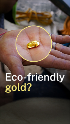 Can mining gold be sustainable?