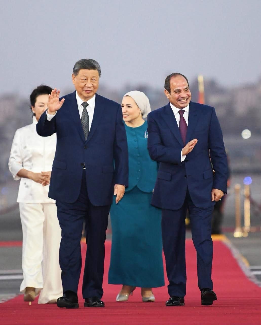 China’s Xi arrives in Egypt to expand defence, tech and trade ties