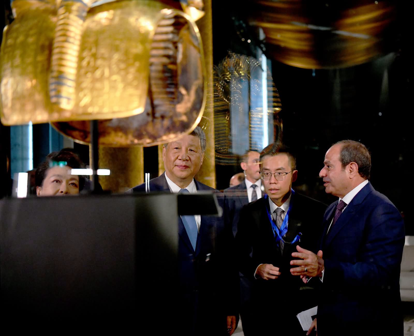 Chinese and Egyptian leaders tour Grand Egyptian Museum, call for inclusive coexistence