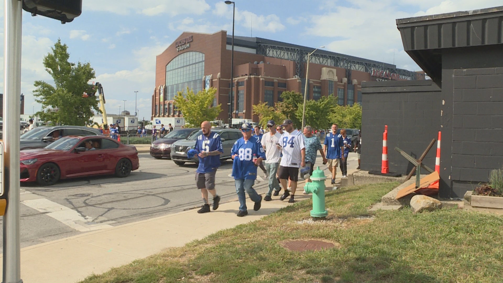 Colts fans find a silver lining in downtown atmosphere after 41-23 loss