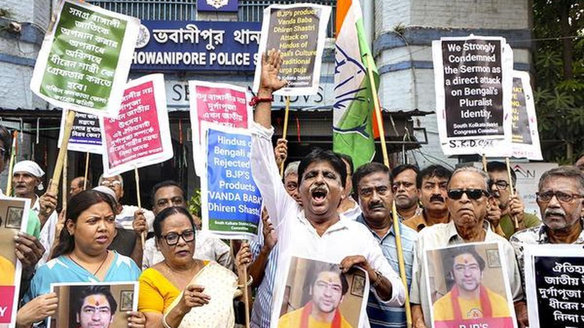 Congress leader arrested for protesting against Baba Bageshwar’s remarks in Kolkata