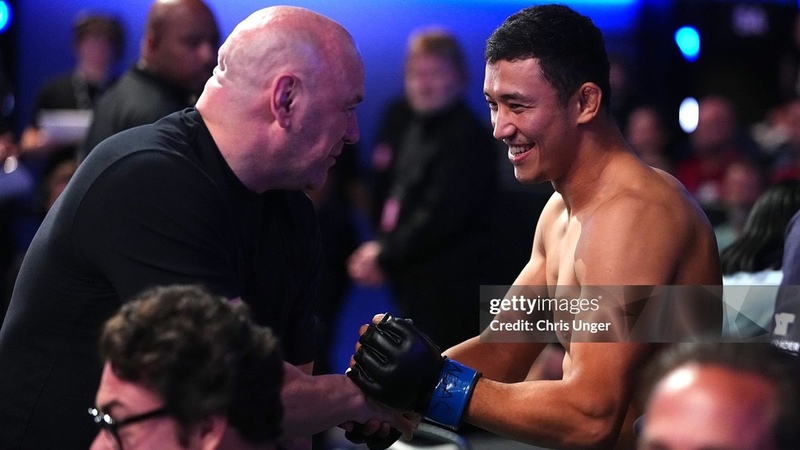 Dana White calls Kyrgyz fighter Akbar Abdullaev a "huge talent" and welcomes him to UFC