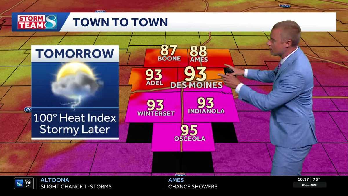 Des Moines forecast: Heat returns Tuesday after pleasant Labor Day