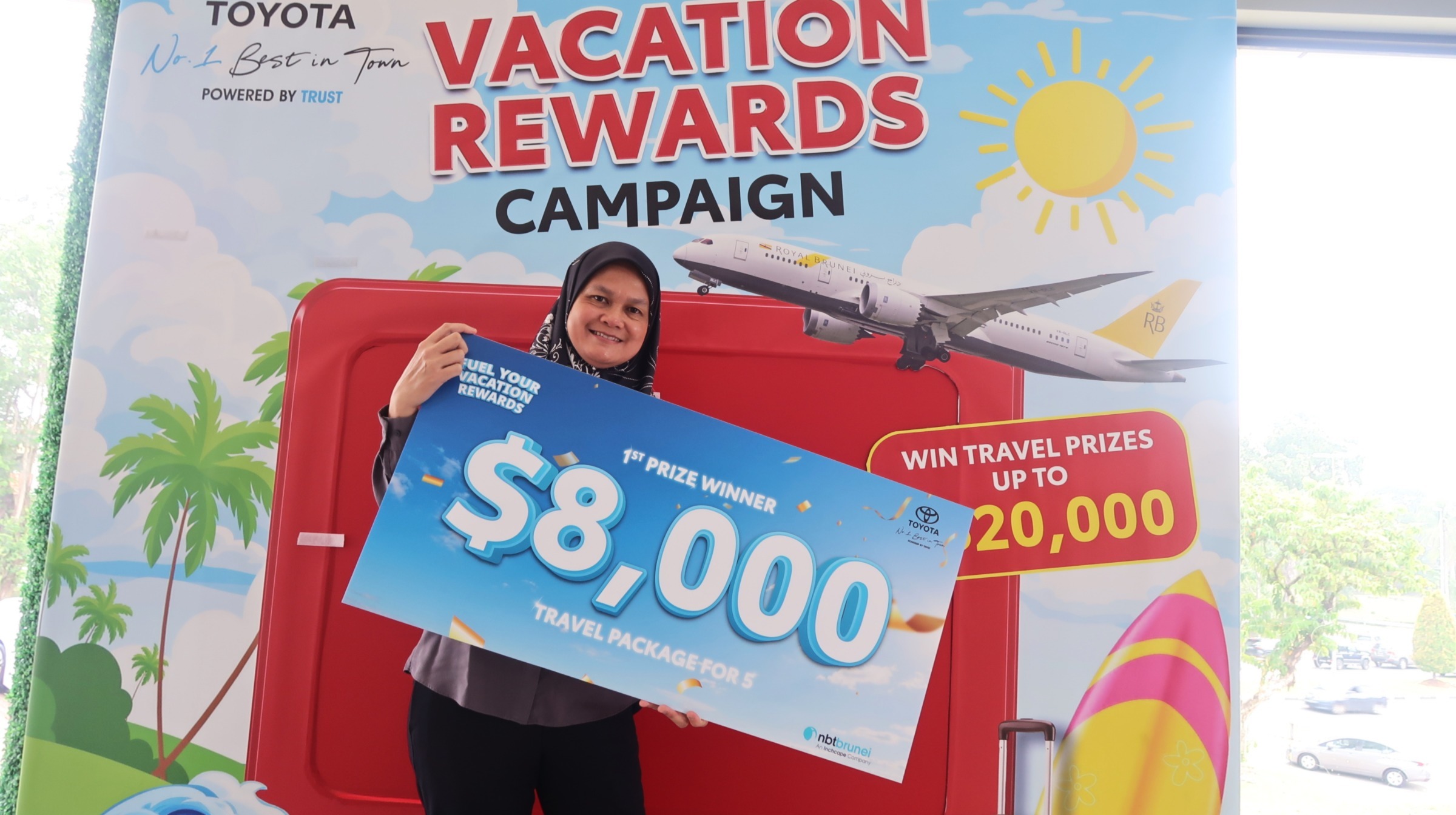 Dhayaa takes home $8,000 in Toyota’s Fuel Your Vacation draw